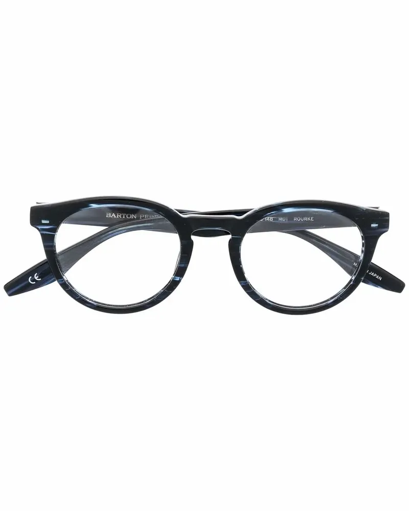 Barton Perreira Brille mit rundem Gestell - Blau Blau