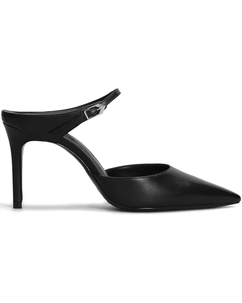 Schutz Laura Mules 95mm - Schwarz Schwarz