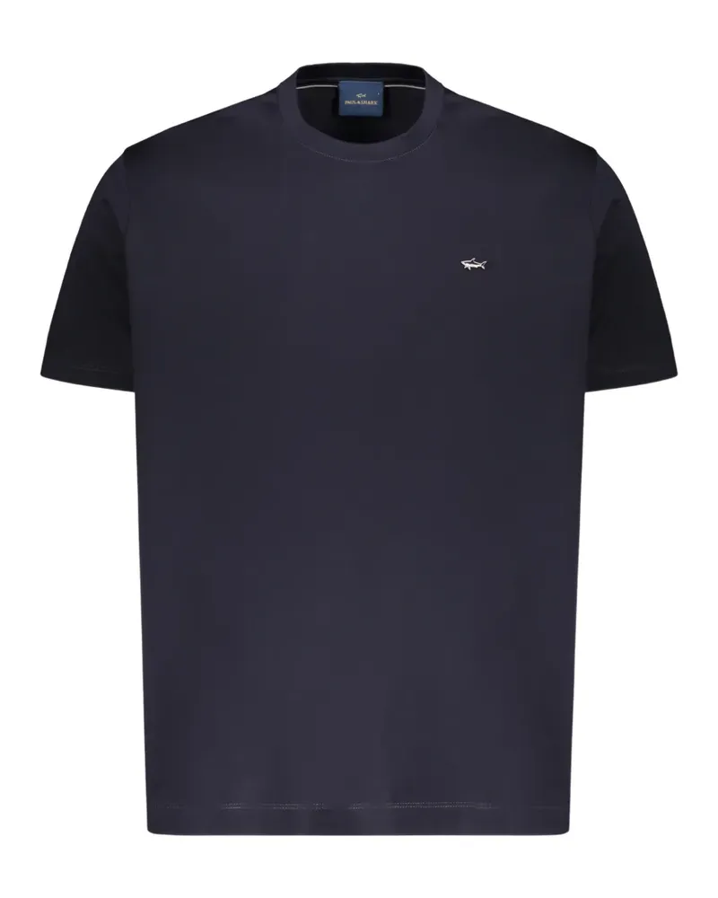 Paul & Shark T-Shirt mit Logo-Patch - Blau Blau