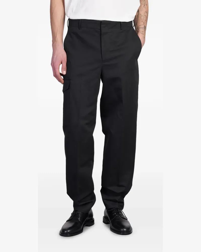 PT TORINO Klassische Cargohose - Schwarz Schwarz