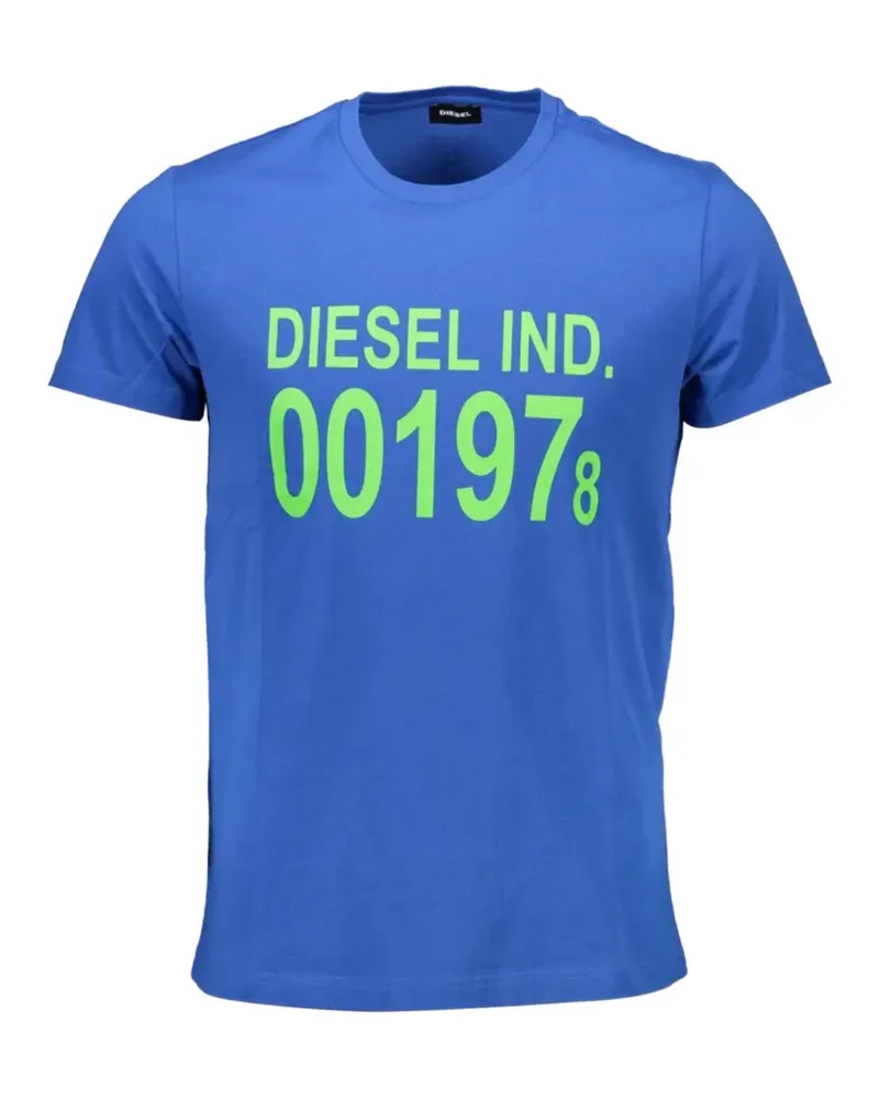 Diesel graphic-print T-shirt - Blau Blau