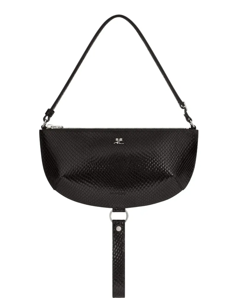 Courrèges Holy Eclipse Schultertasche - Schwarz Schwarz