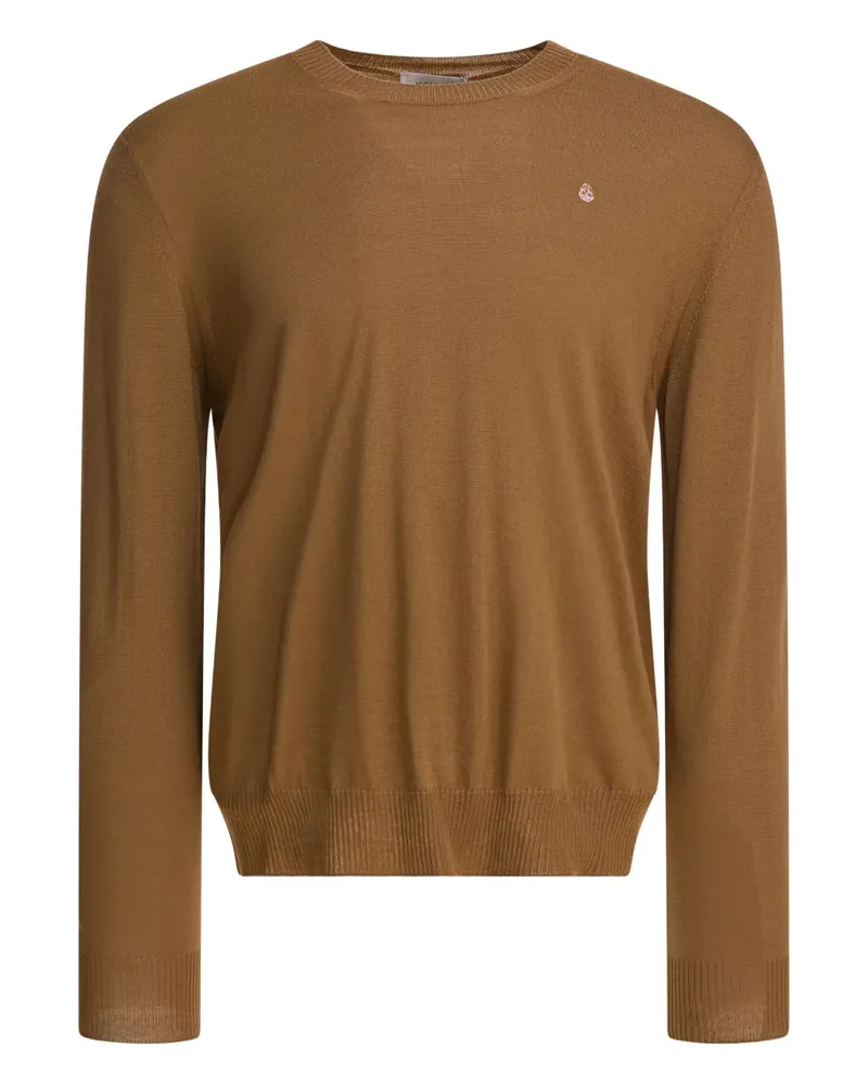 Alexander McQueen Pullover mit rundem Ausschnitt - Braun Braun