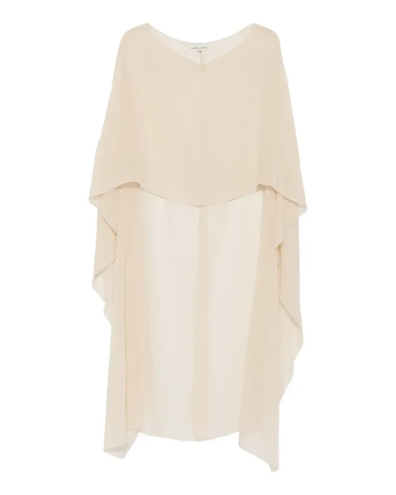 Antonelli Firenze sheer layered top - Nude Nude