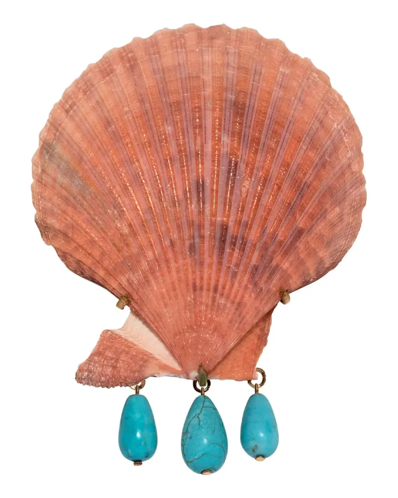 Jennifer Behr Cyrus shell barrette - Rosa Rosa