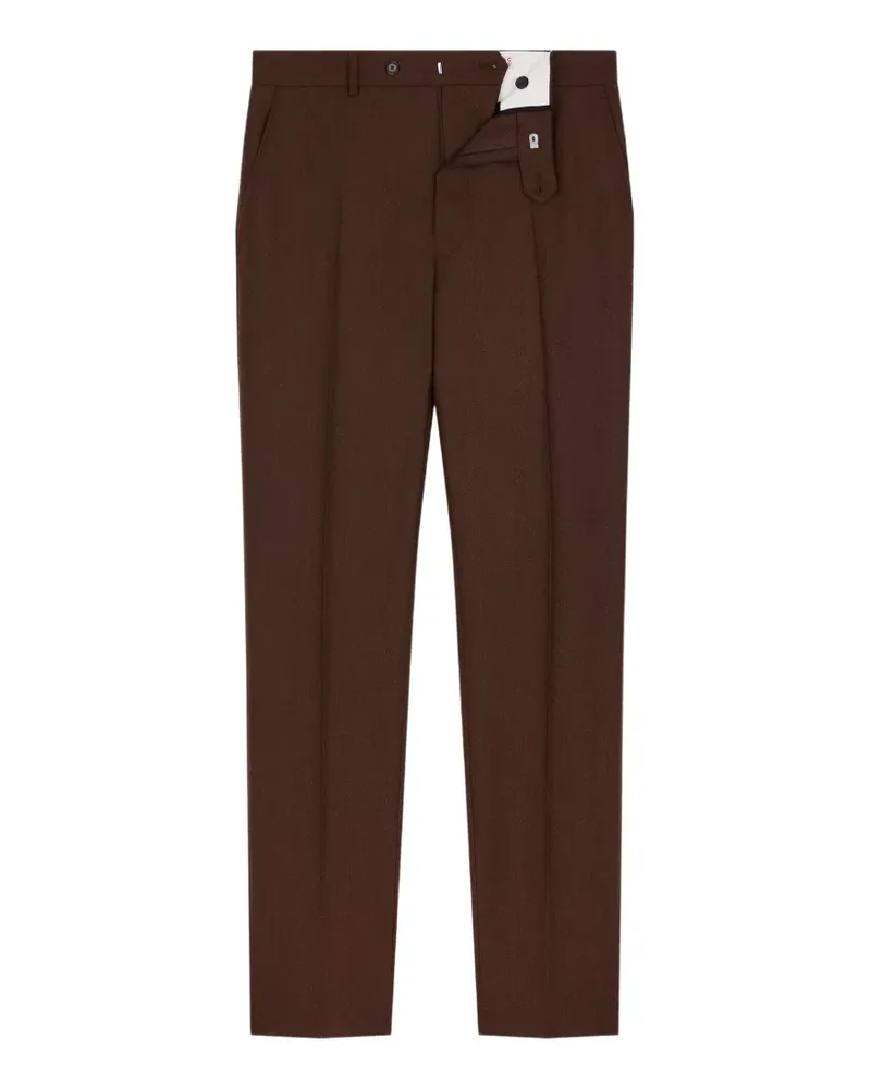 FURSAC virgin-wool trousers - Braun Braun