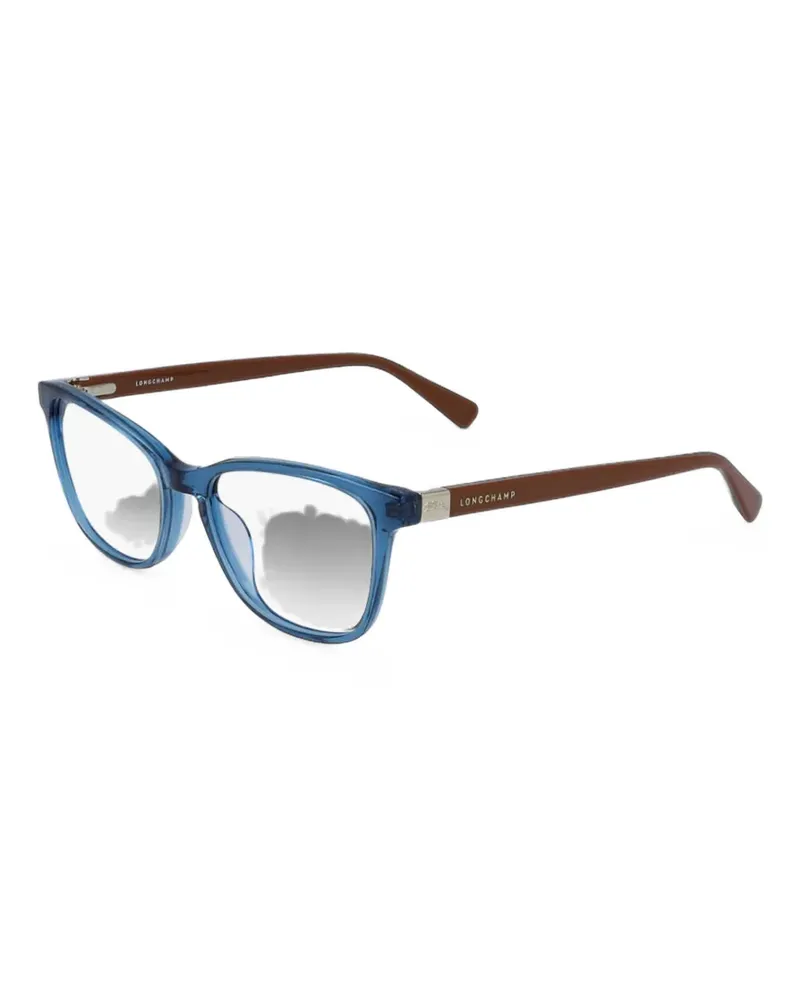 Longchamp Brille mit eckigem Gestell - Braun Braun