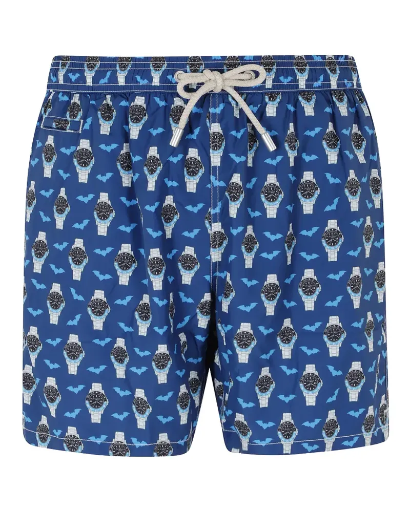 MC2 Saint Barth Lighting Micro Fantasy drawstring swim shorts - Blau Blau
