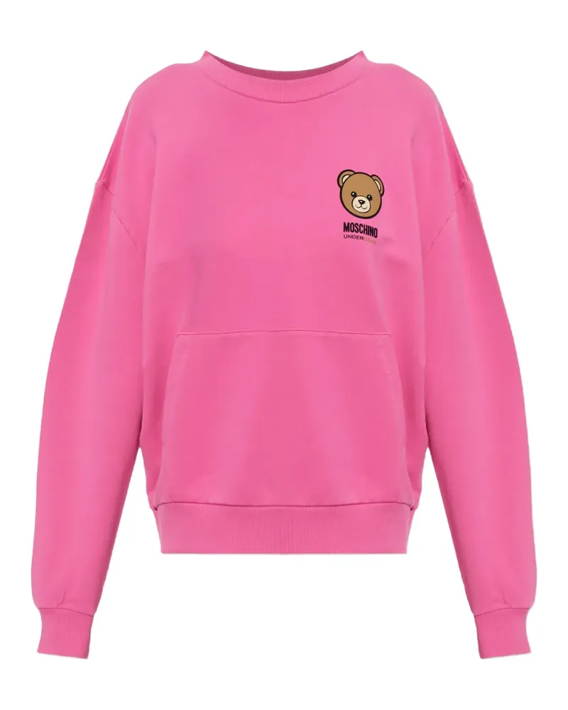 Moschino Teddy Bear-patch sweatshirt - Rosa Rosa