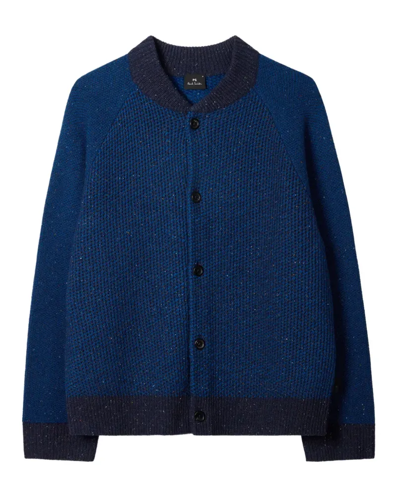 Paul Smith buttoned textured cardigan - Blau Blau