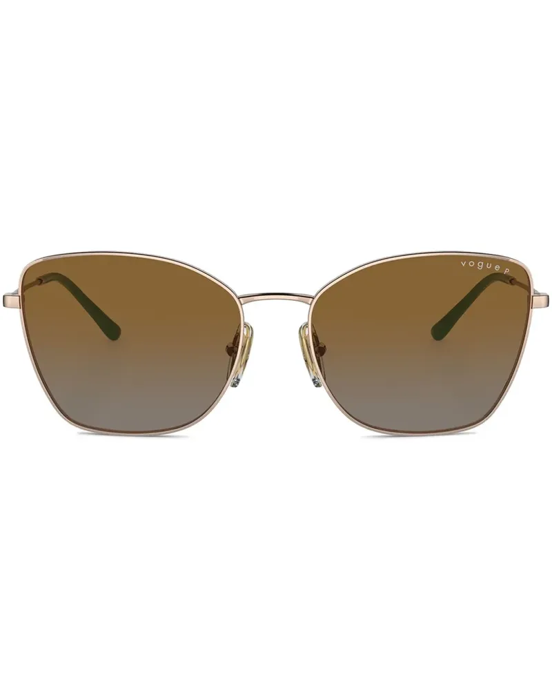 Vogue Sonnenbrille mit Cat-Eye-Gestell - Braun Braun