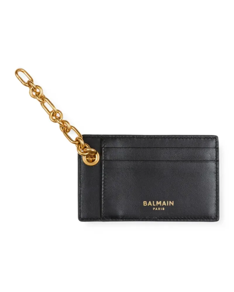 Balmain Pulse Kartenetui aus Monogramm-Jacquard - Schwarz Schwarz