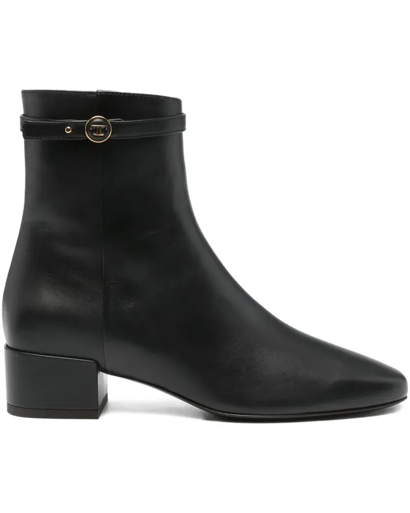 TOD'S Stiefel mit Logo-Detail 40mm - Schwarz Schwarz
