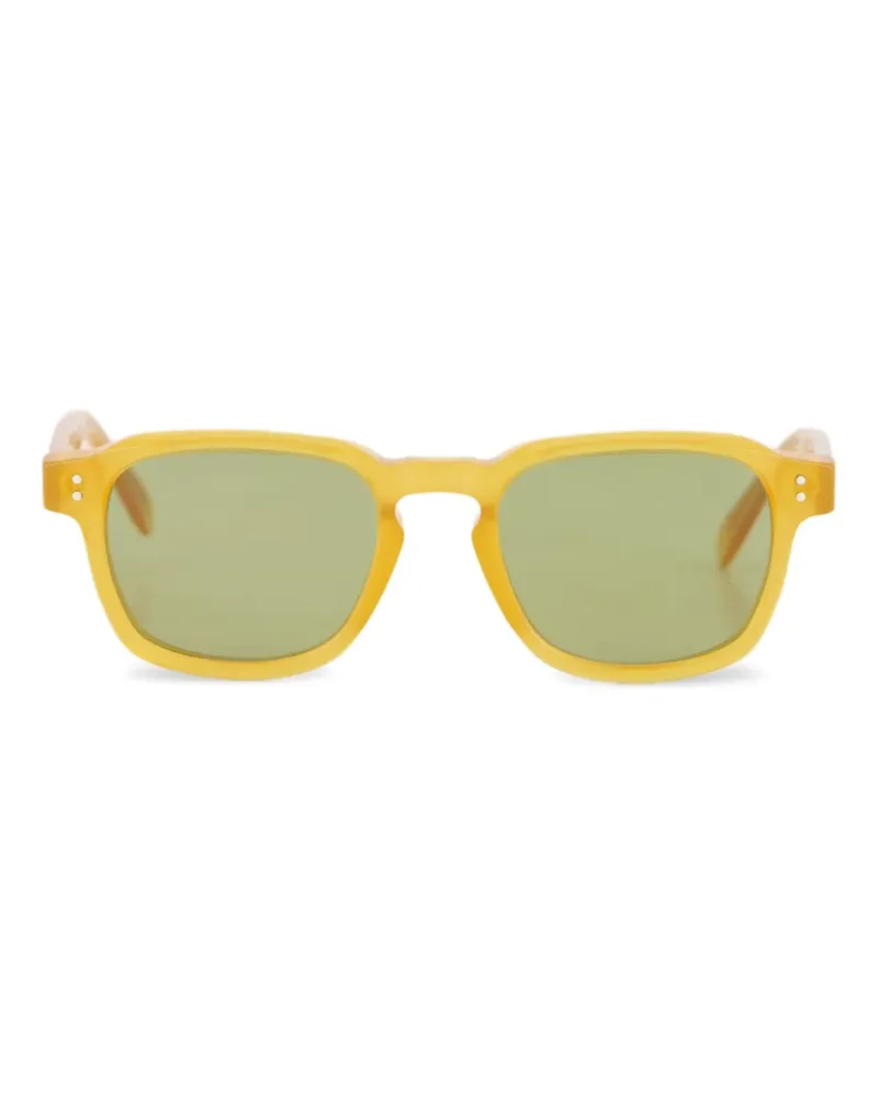 RETROSUPERFUTURE Eckige Sonnenbrille aus Acetat - Gelb Gelb