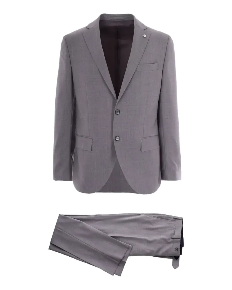 Luigi Bianchi Mantova button-fastening wool suit - Grau Grau