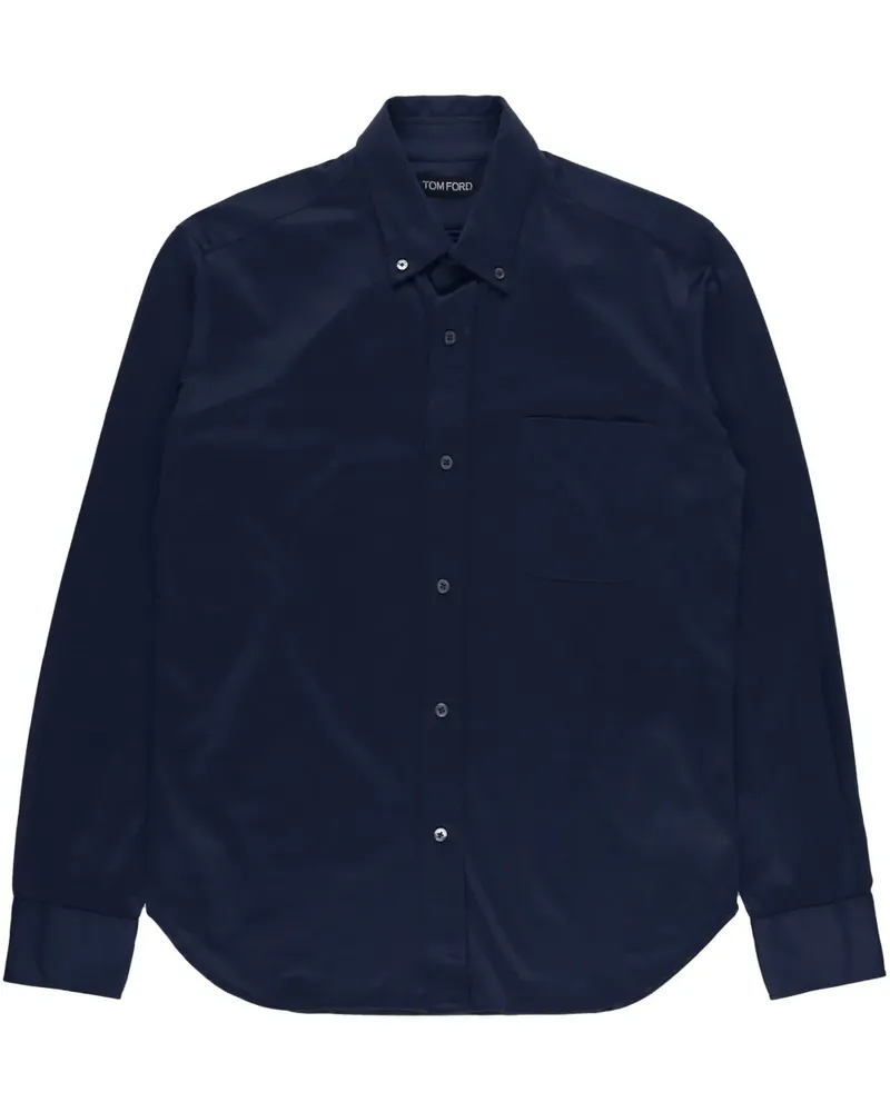 Tom Ford Langärmeliges Hemd - Blau Blau
