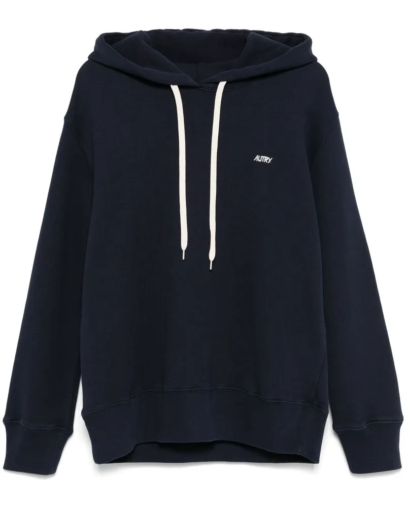 AUTRY Hoodie mit Logo-Stickerei - Blau Blau