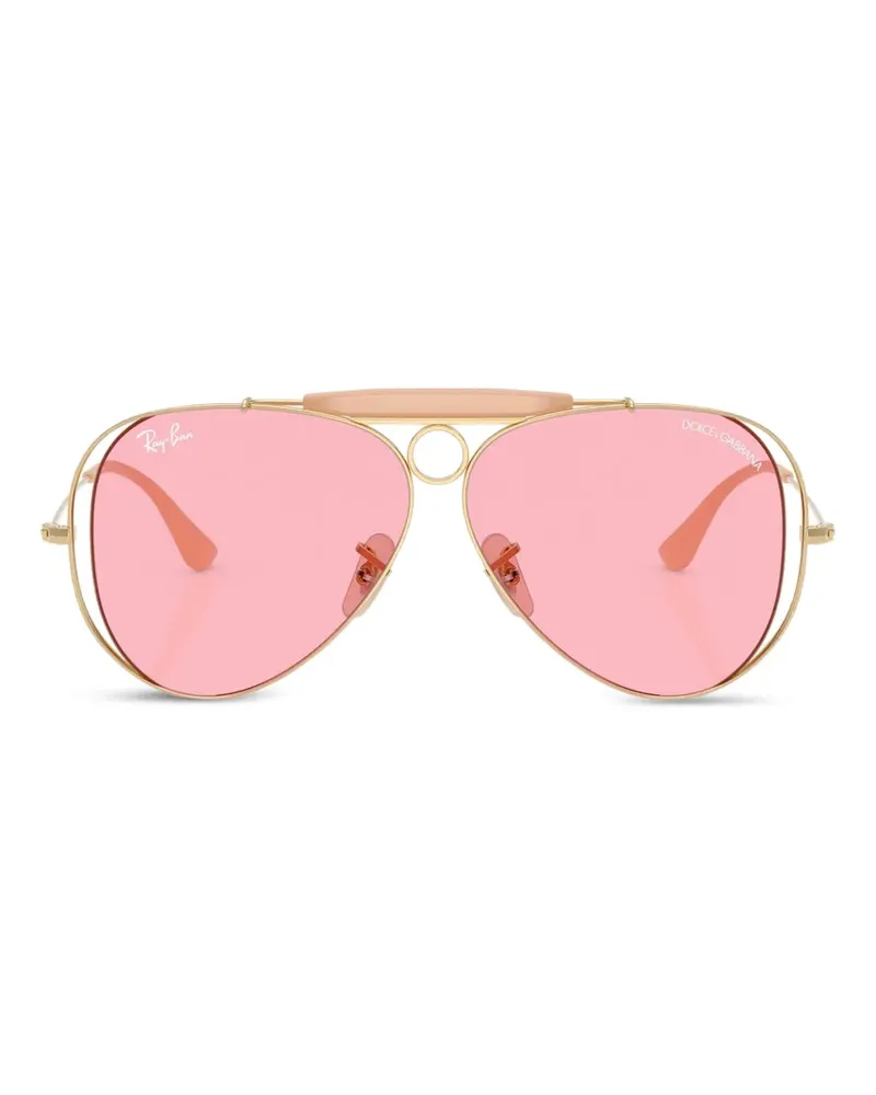 Ray Ban metal sunglasses - Gold Gold