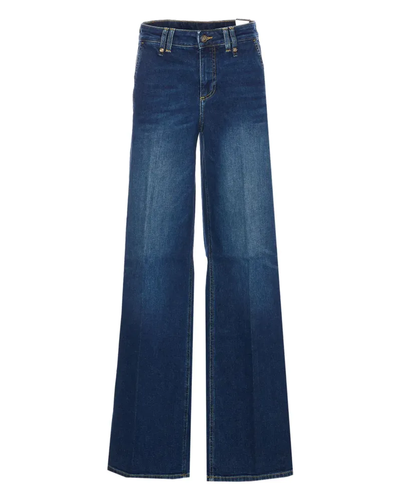 Liu Jo Schlagjeans mit aufgesetzten Taschen - Blau Blau