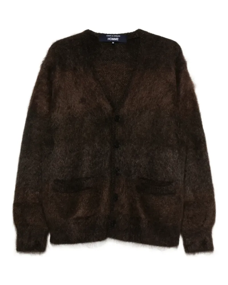 Comme des Garçons Fuzzy Alpaka-Cardigan - Braun Braun