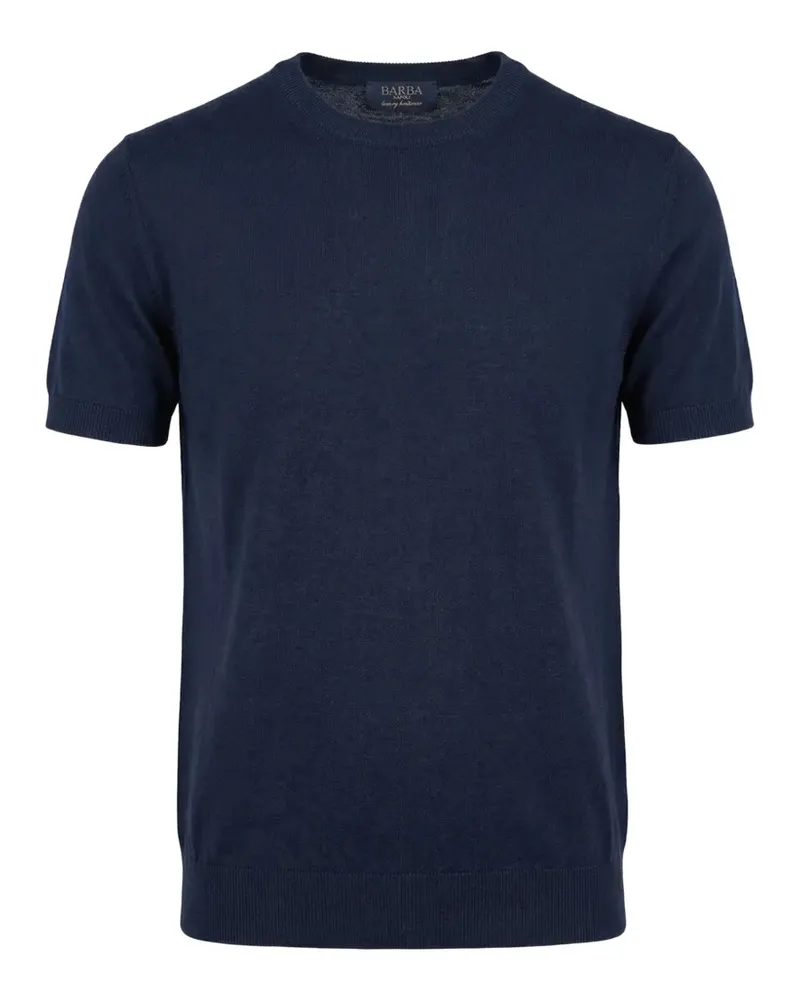 BARBA Kurzärmeliges T-Shirt - Blau Blau