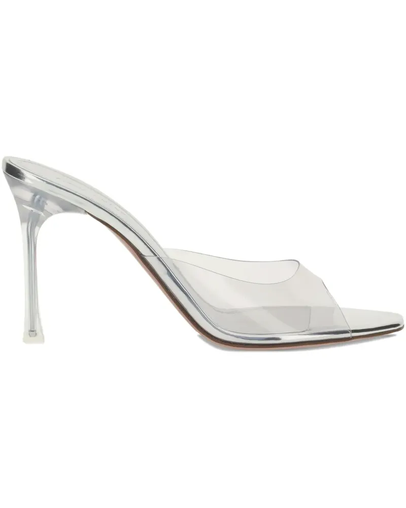 Amina Muaddi Transparente Alexa Pumps 95mm - Nude Nude