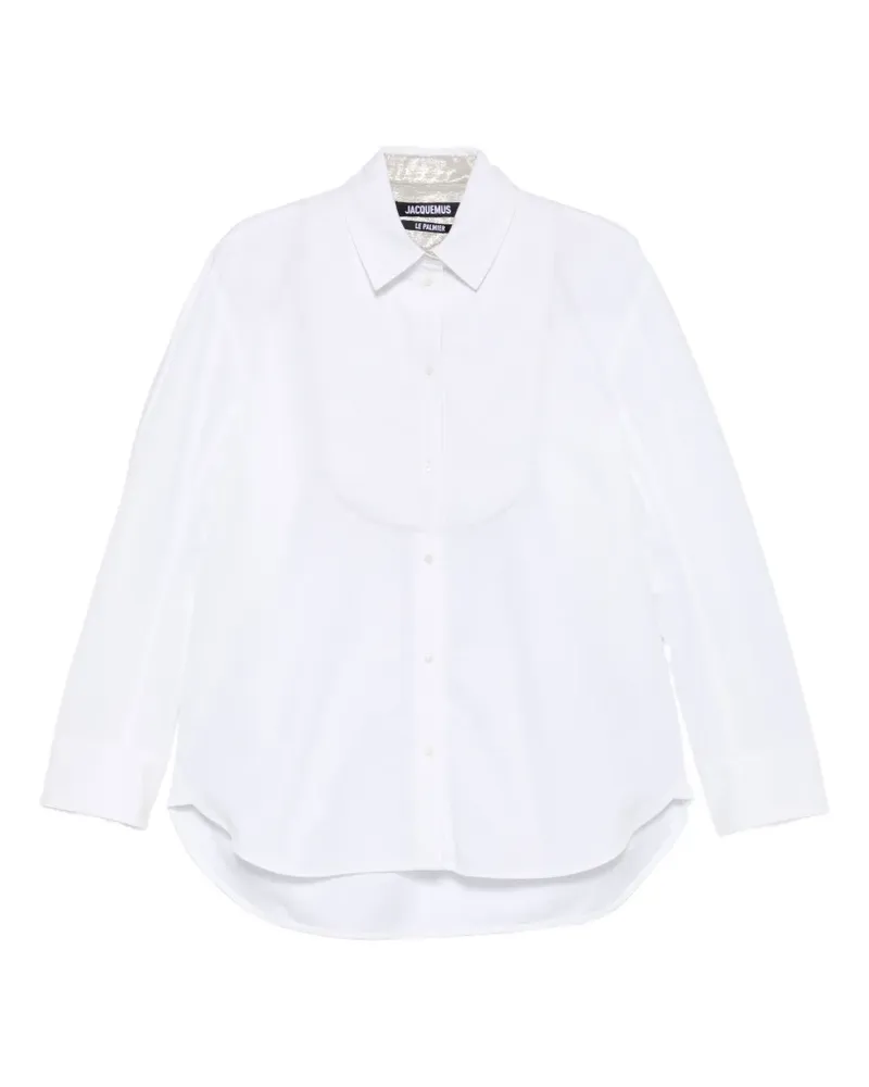 Jacquemus Le Palmier Oversized-Hemd - Weiß Weiß