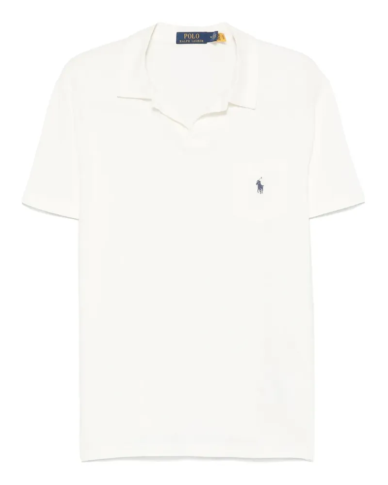 Ralph Lauren T-Shirt mit Polo Pony - Weiß Weiß