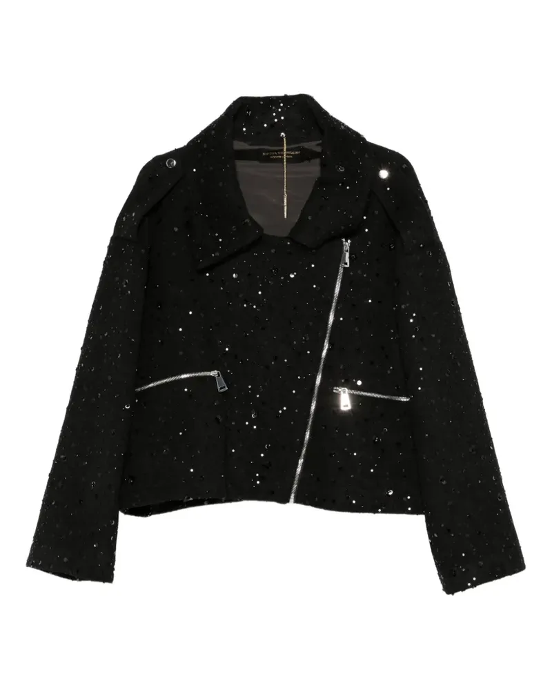 Simona Corsellini sequin-embellished jacket - Schwarz Schwarz