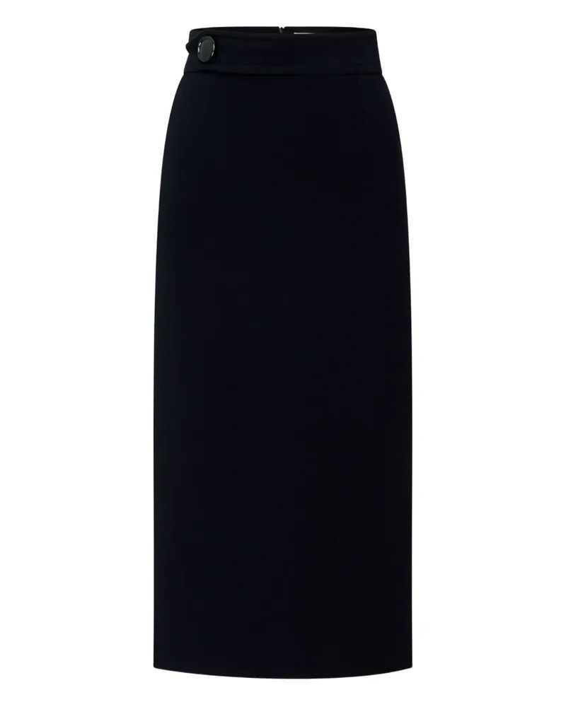JANE Atelier West button-fastening pencil skirt - Blau Blau