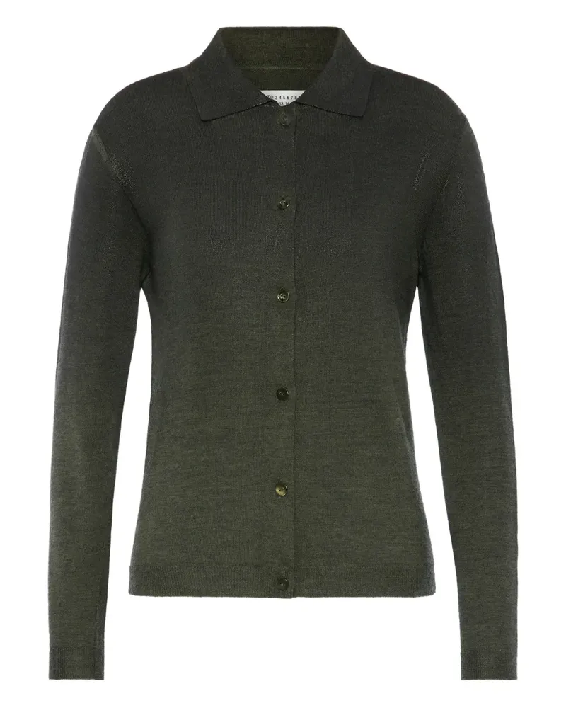 Maison Margiela Cardigan mit Farbverlauf-Optik - Grün Grün