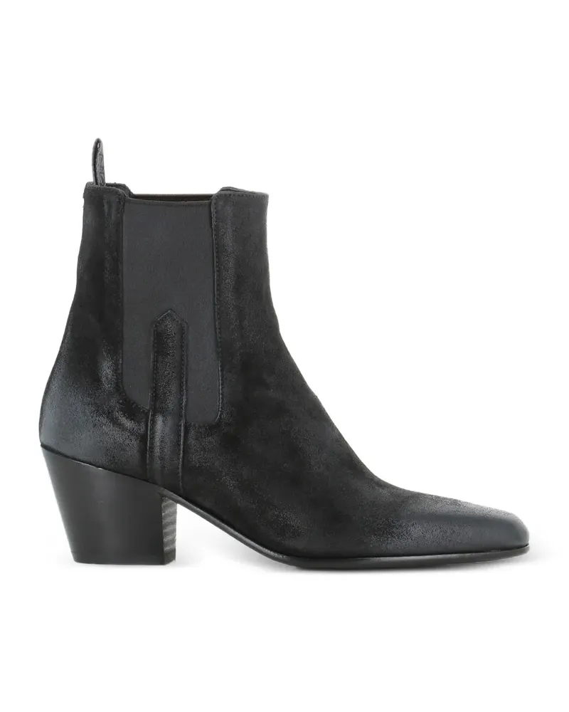 Pantanetti Chelsea-Boots mit eckiger Kappe - Schwarz Schwarz