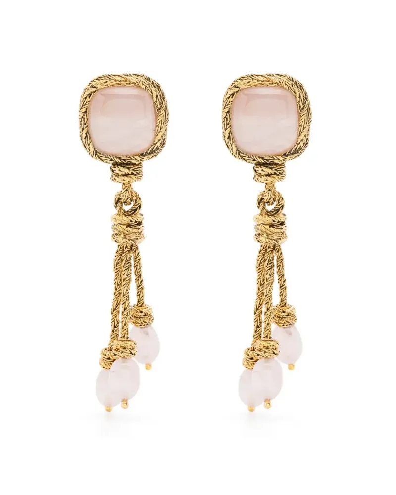 Aurélie Bidermann Miki clip-on earrings - Gold Gold