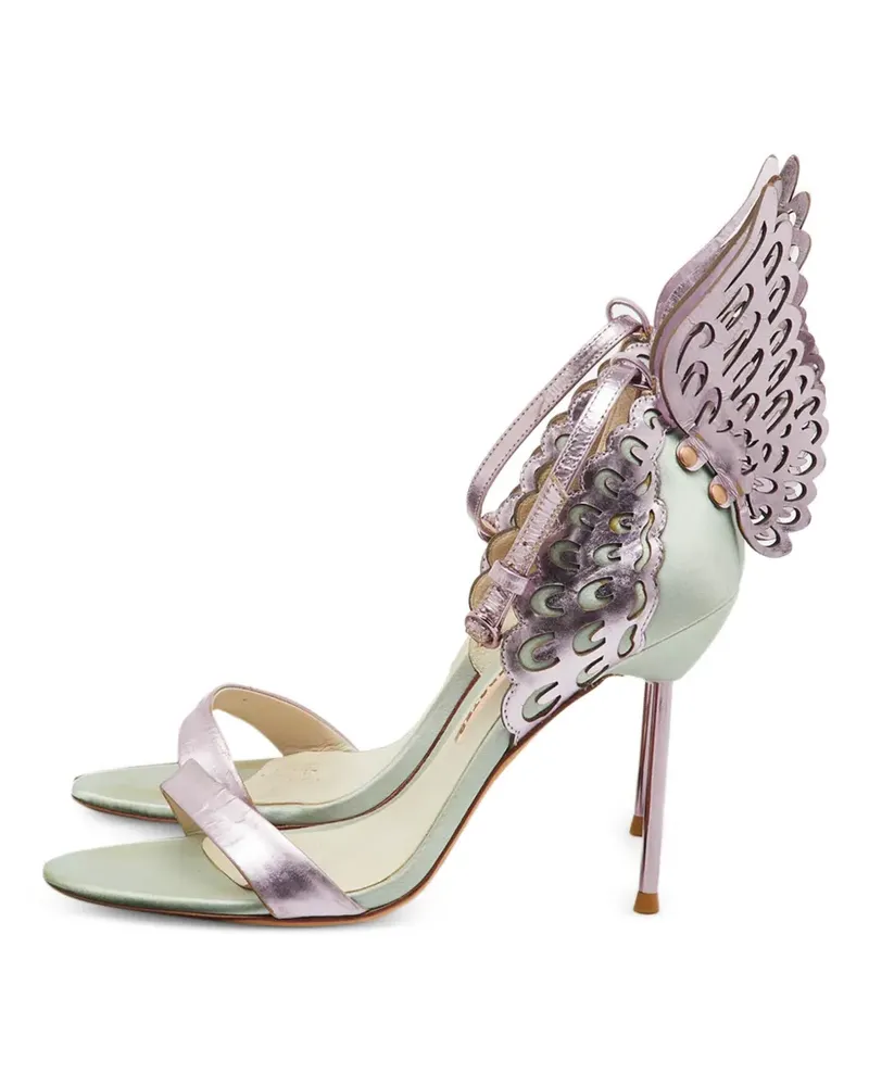 Sophia Webster Evangeline butterfly-wing heeled sandals - Violett Violett