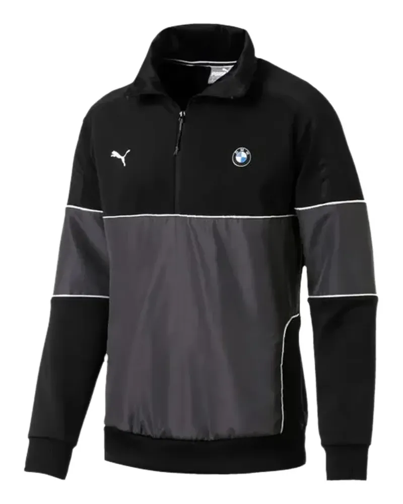 Puma x BMW Motorsport Life 1/2 Sweatshirt - Schwarz Schwarz
