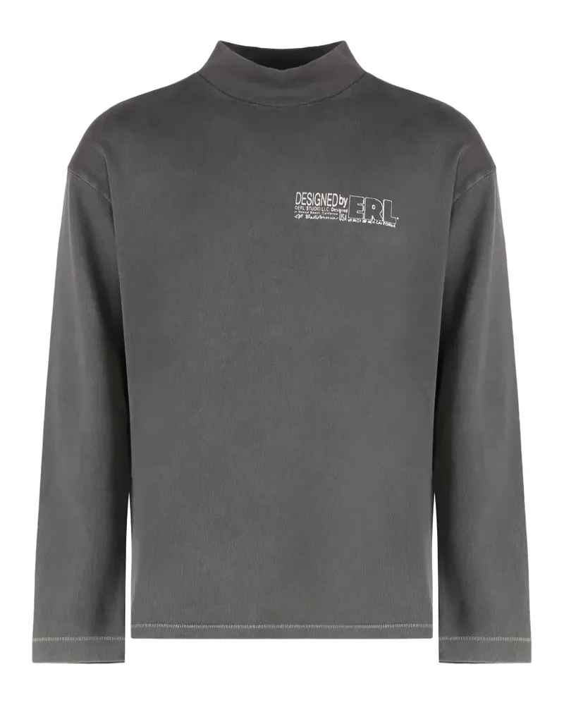 ERL long-sleeve cotton T-shirt - Grau Grau