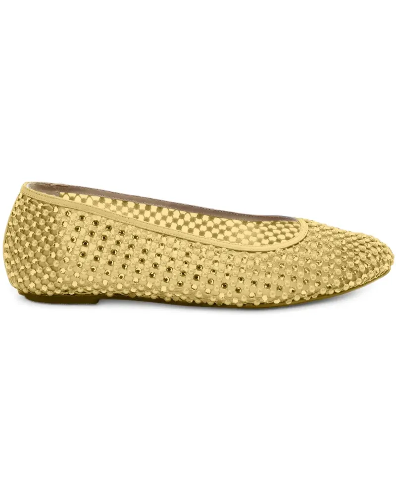 Genny Ballerinas mit Kristallen - Gelb Gelb