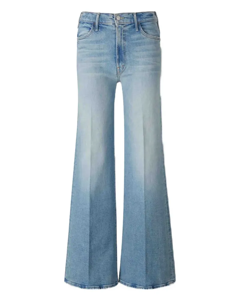 Mother high-waist flared jeans - Blau Blau
