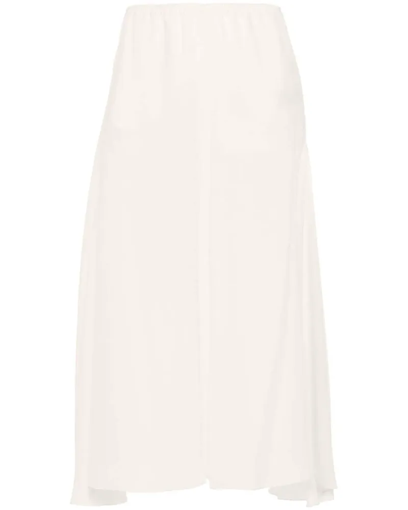 Chloé Gerogette Cropped-Hose - Nude Nude