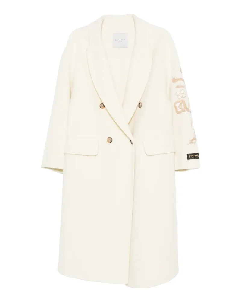 Ermanno Scervino Cabanjacke mit Blumenstickerei - Nude Nude