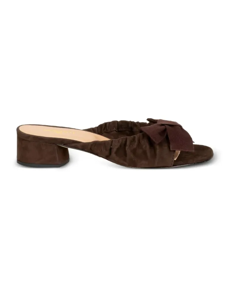 Status bow-detail heeled sandals - Braun Braun