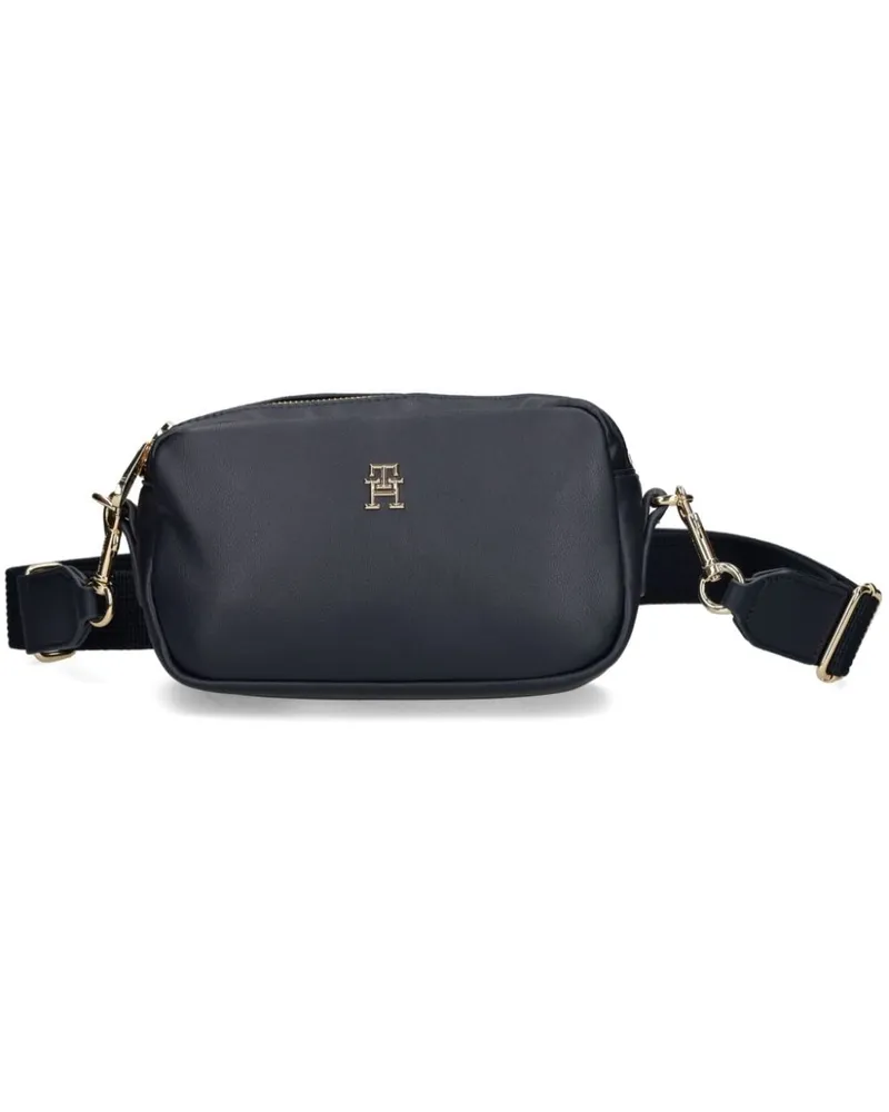 Tommy Hilfiger Umhängetasche mit Logo-Schild - Blau Blau