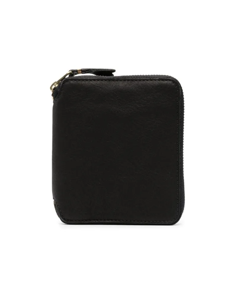 Comme des Garçons Portemonnaie mit Logo-Stempel - Schwarz Schwarz