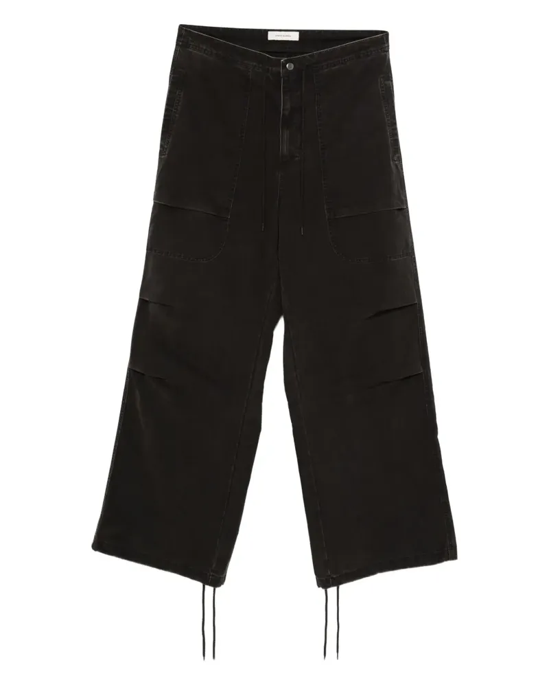 Entire Studios Hose mit weitem Bein - Schwarz Schwarz