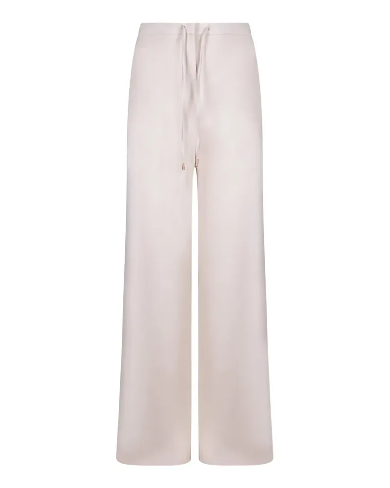 Max Mara drawstring palazzo pants - Weiß Weiß