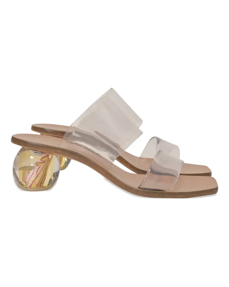 Cult Gaia Jila floral sandals - Weiß Weiß