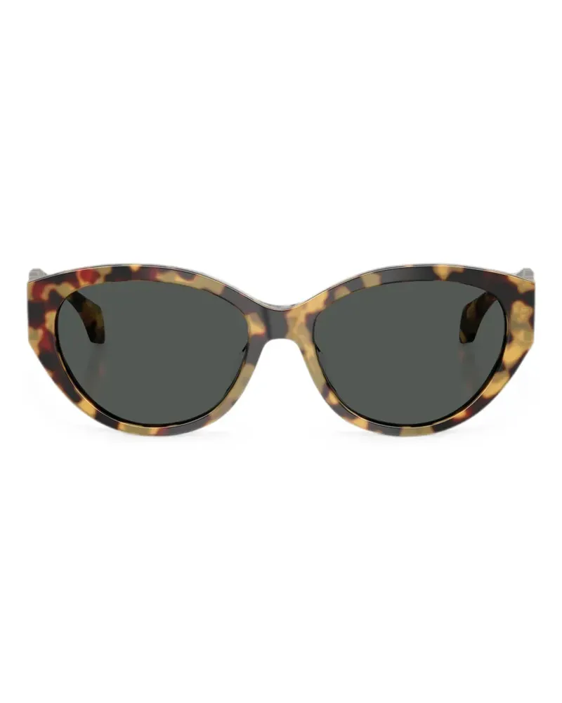 Versace Cat-Eye-Sonnenbrille in Schildpattoptik - Braun Braun