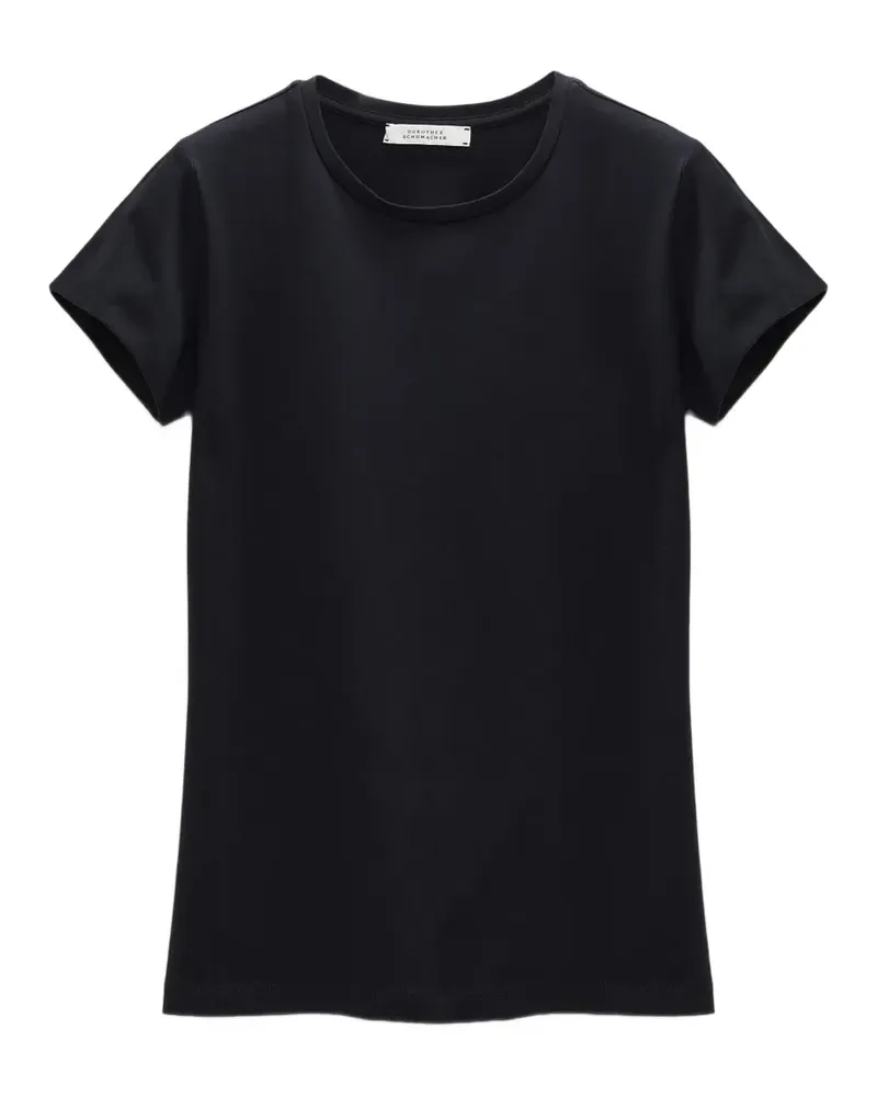 Dorothee Schumacher Favorites T-Shirt mit rundem Ausschnitt - Schwarz Schwarz