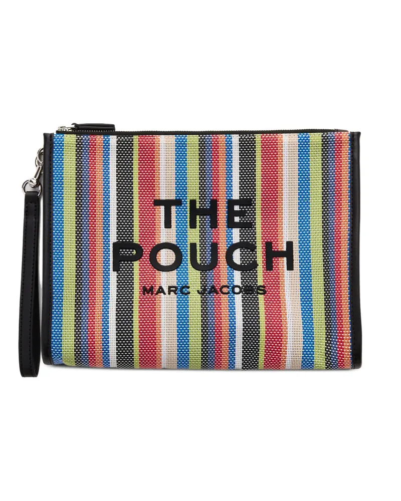 Marc Jacobs Gestreifter Beutel mit Reißverschluss - Blau Blau