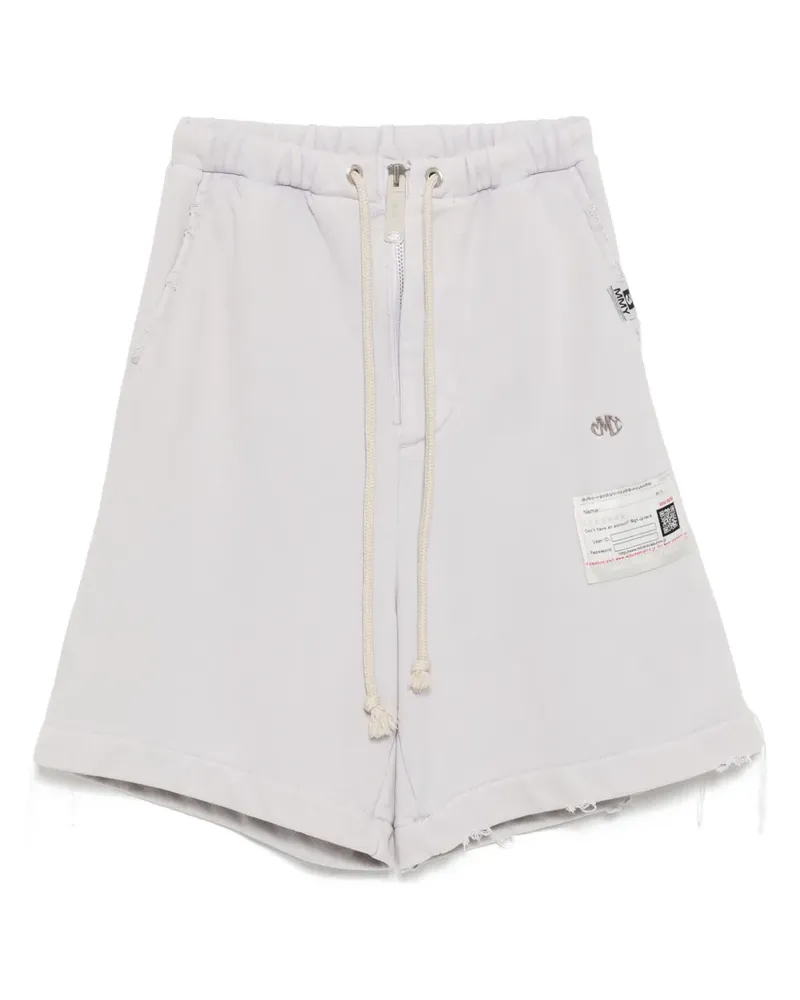 MIHARAYASUHIRO Shorts mit Logo-Stickerei - Grau Grau